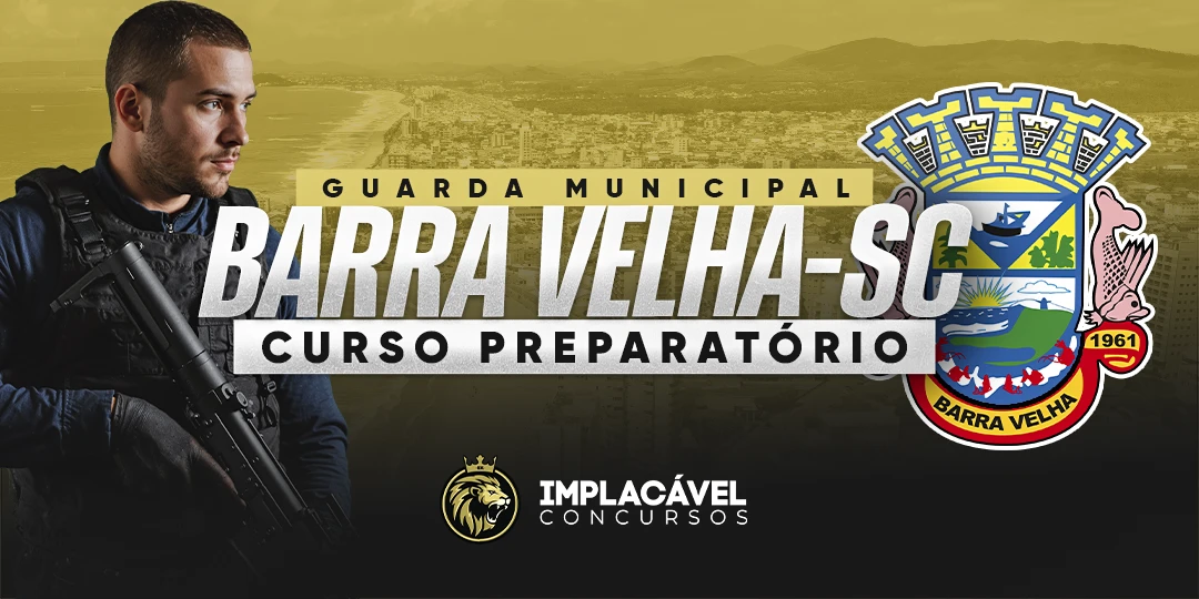 Curso GM Barra Velha SC - Implacável Concursos