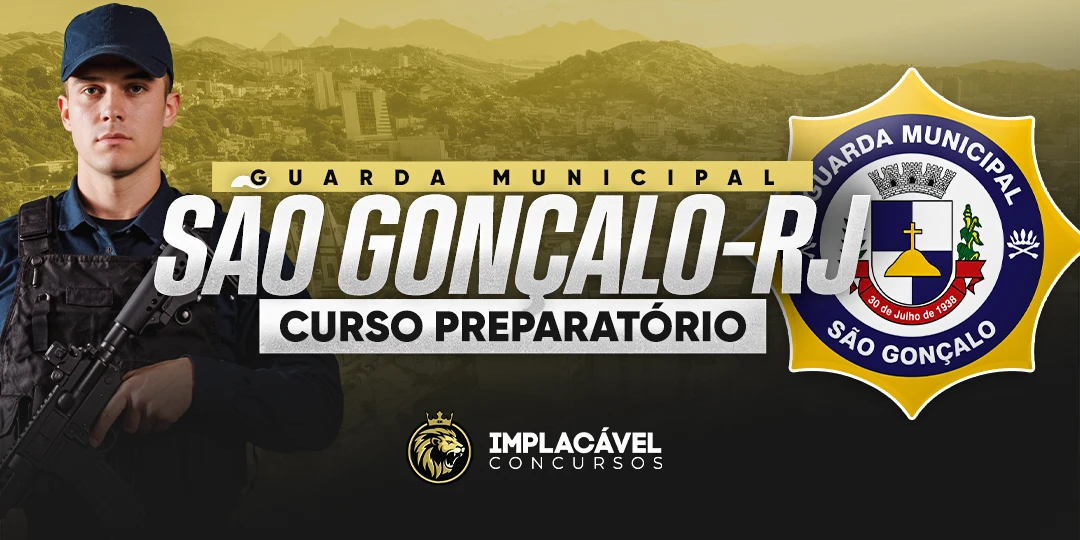 Curso GM São Gonçalo RJ -Implacável concursos