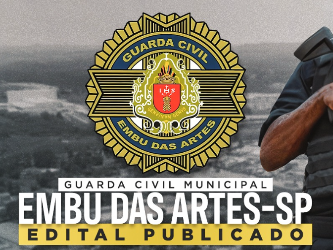 Banner Concurso GCM Embu das Artes SP