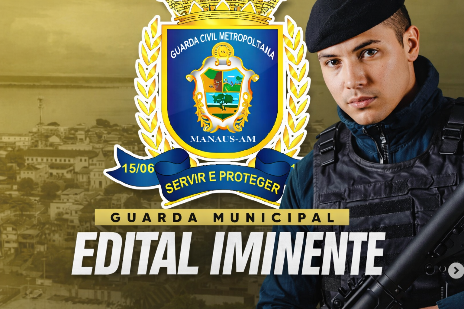 Concurso GCM Manaus AM: Edital Iminente