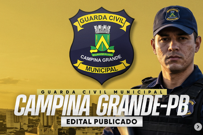 Edital Publicado - Concurso GCM Campina Grande PB
