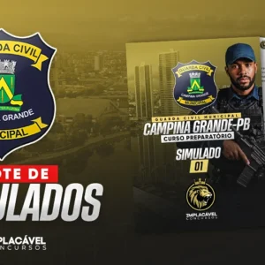 Combo De 3 Simulados - Guarda Civil Municipal De Campina Grande-PB