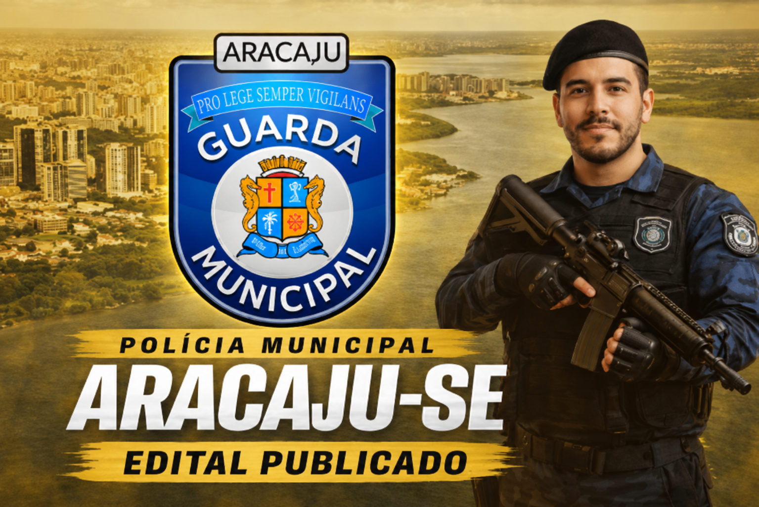 Concurso GCM Aracaju - Edital Publicado