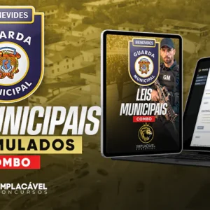 Combo Legislação Municipal + 3 Simulados - Guarda Municipal de Benevides-PA