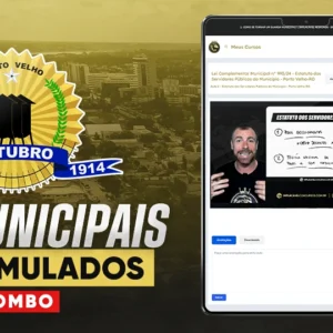 Combo Legislação Municipal + 3 Simulados - Guarda Municipal de Porto Velho-RO