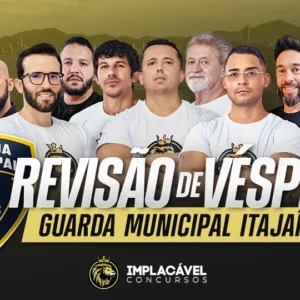 Revisão de Véspera Presencial - Guarda Municipal de Itajaí-SC (Setor Verde - Extra)
