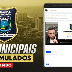 Combo Legislação Municipal + 5 Simulados - Guarda Municipal de Balneário Piçarras-SC