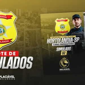 Combo De 3 Simulados - Guarda Municipal De Hortolândia-SP