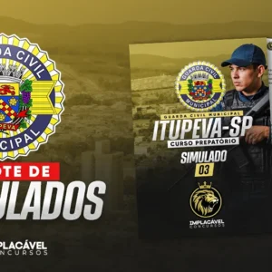 Combo De 3 Simulados - Guarda Civil Municipal De Itupeva-SP