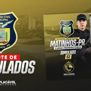 Combo De 3 Simulados - Guarda Civil Municipal De Matinhos-PR