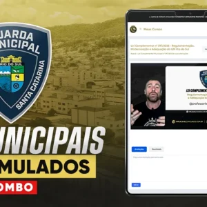 Combo Legislação Municipal + 5 Simulados - Guarda Municipal de Rio do Sul-SC
