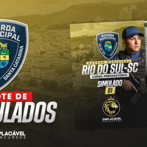 Combo De 5 Simulados - Guarda Municipal De Rio do Sul-SC (VIP)