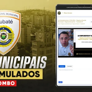 Combo Legislação Municipal + 3 Simulados - Guarda Civil Municipal de Taubaté-SP (VIP)