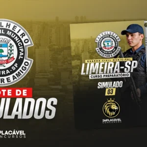 Combo De 3 Simulados - Guarda Civil Municipal De Limeira-SP